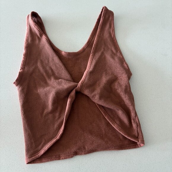 Out From Under Wrap It Up Seamless Reversible Bra Top M/L Taupe - Picture 2 of 5